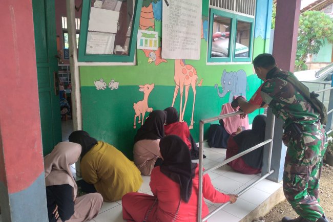 Guna Kedekatan Babinsa 01 Melaksanakan Komunikasi Sosial 