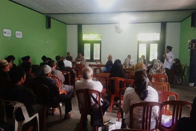 Babinsa Koramil 16/Pejawaran Hadiri Sosialisasi Pendaftaran Tanah Sistematis Lengkap