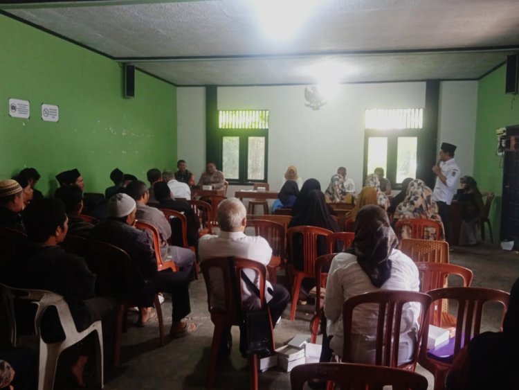 Babinsa Koramil 16/Pejawaran Hadiri Sosialisasi Pendaftaran Tanah Sistematis Lengkap