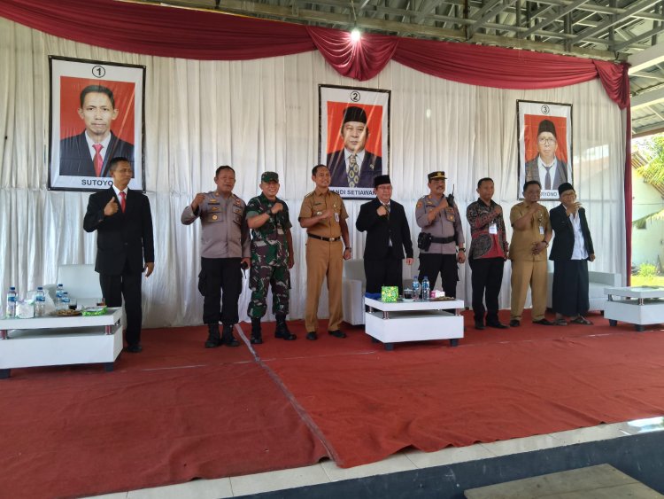 Pengamanan Pilkades Serentak oleh Koramil 09 Susukan