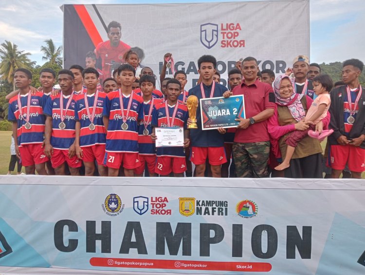 Penutupan Liga Top Skor U 15 Langkah Awal Bibit Pesepak Bola Profesional Papua