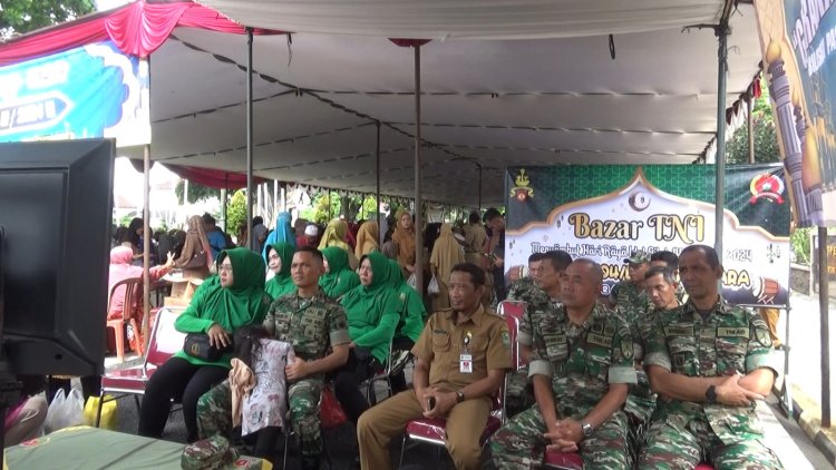 Bazar Murah TNI Meriahkan Idul Fitri 1445 Upaya Kesejahteraan Prajurit dan Masyarakat
