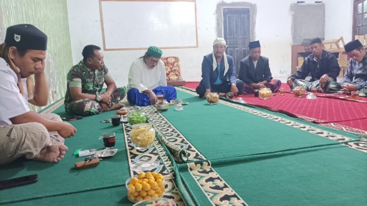 Danramil Kunjungi Pondok Pesantren Jalin Silaturahmi dengan Tokoh Agama
