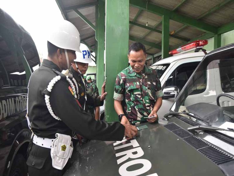 Sosialisasi Ketertiban Berlalu Lintas di Kodim 0704 Banjarnegara