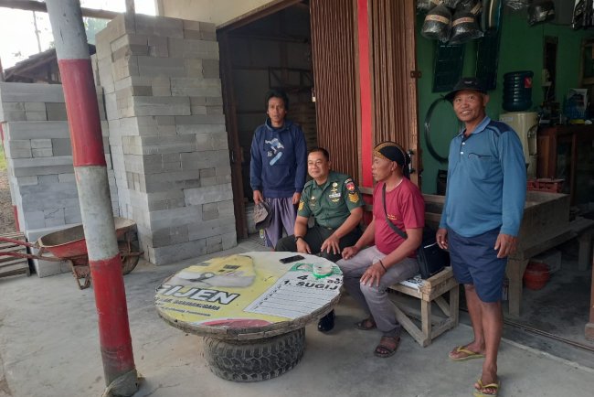 Demi Menjalin Hubungan Baik Serma Sujatnoto melaksanakan Komsos Dengan Warga Binaan