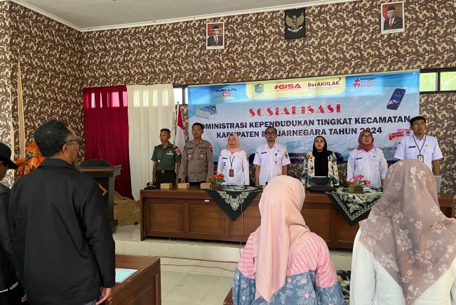 Danramil 17/Wanayasa Hadiri Sosialisasi Administrasi Kependudukan Tingkat Kecamatan