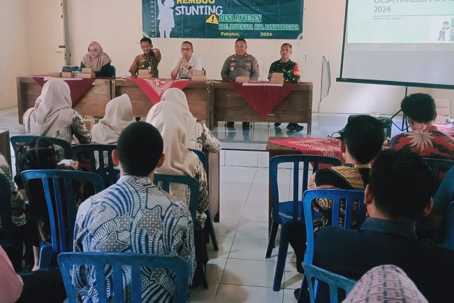Hadiri Rembuk Stunting, Babinsa Berkomitmen Terus Dukung Dan Kawal