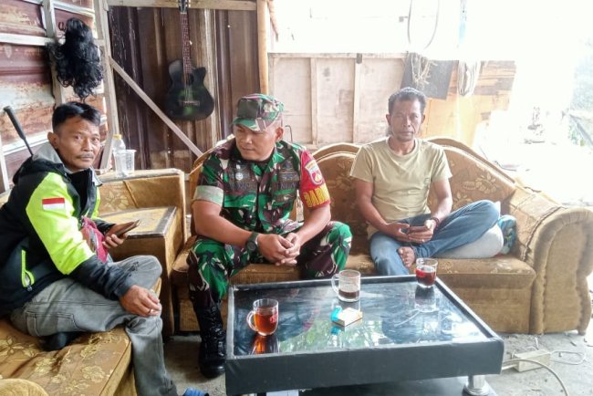 Jaga Hubungan Baik Babinsa Serka Purnomo Komsos Dengan Warga Binaan