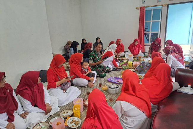 Serda Iwan Priyanto Menghadiri Pertemuan Kader Posyandu Dalam Rangka Pembahasan Penurunan Angka Stunting