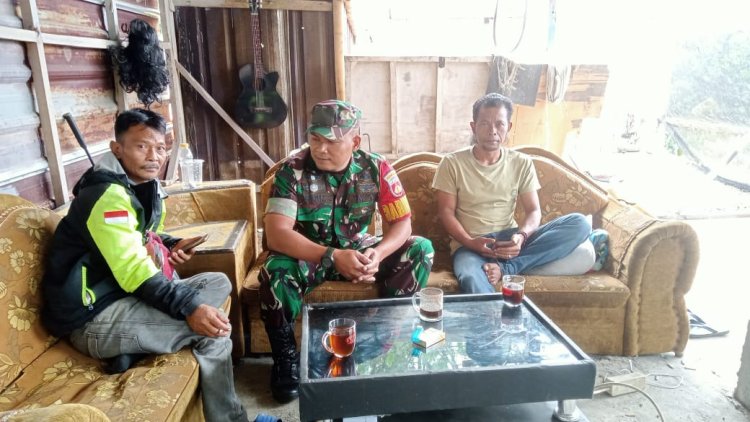Jaga Hubungan Baik Babinsa Serka Purnomo Komsos Dengan Warga Binaan
