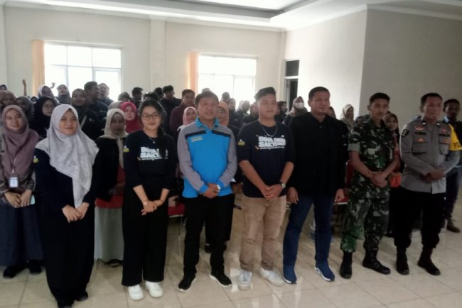 Babinsa Mewakili Danramil Hadiri Penarikan Program Bina Desa Bersih Mahasiswa KKN Pancasakti Tegal