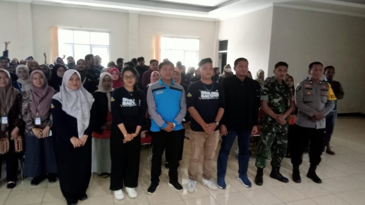 Babinsa Mewakili Danramil Hadiri Penarikan Program Bina Desa Bersih Mahasiswa KKN Pancasakti Tegal