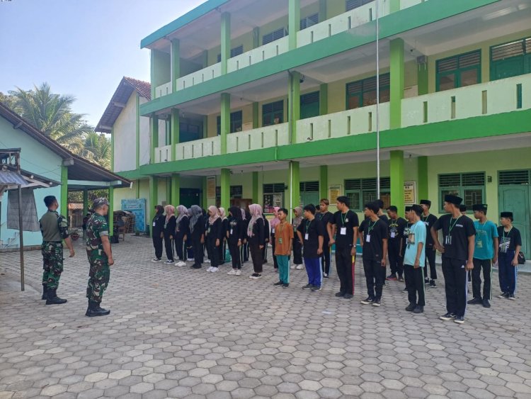 Babinsa Tumbuhkan Rasa Kekompakan dan Disiplin, Kepa Peserta Dik Latama