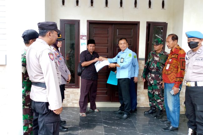 TIGA PILAR DESA IKUT MONITORING EKSEKUSI PENGOSONGAN RUMAH