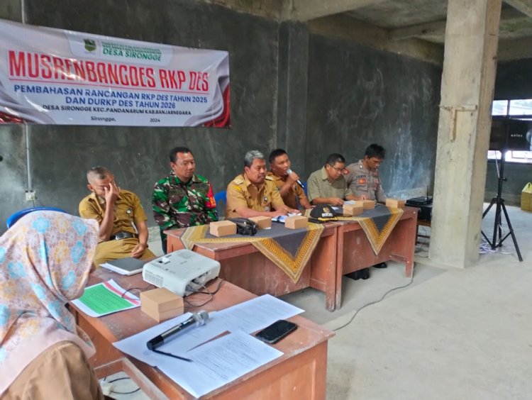 Danposramil  Hadiri Musdes Pengesahan Rkpdes Di Wilayah Binaan