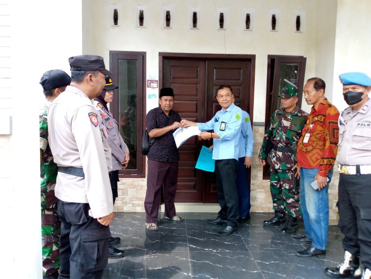 TIGA PILAR DESA IKUT MONITORING EKSEKUSI PENGOSONGAN RUMAH