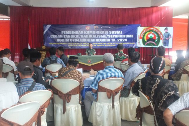 Tangkal Radikalisme Kodim Banjarnegara Gelar Pembinaan Sosial