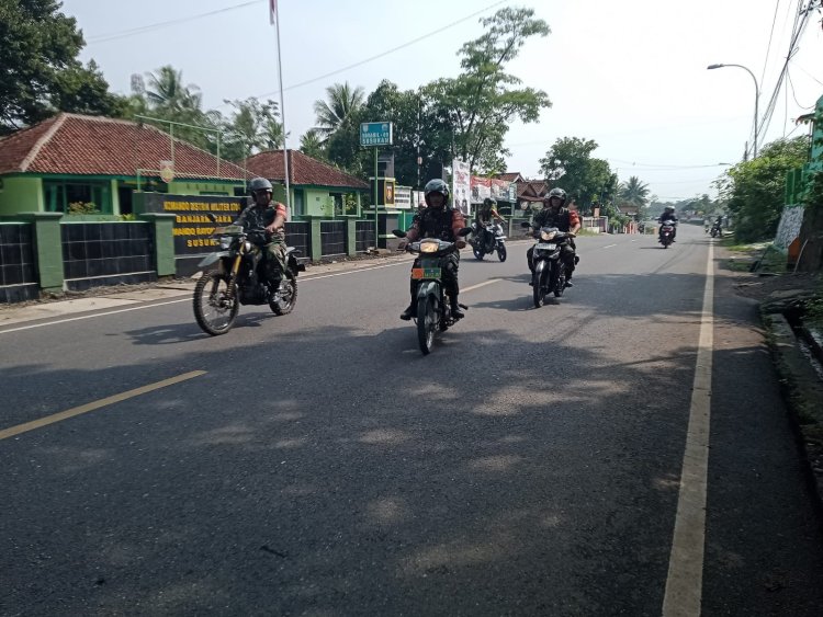 Koramil 09 Susukan Laksanakan Patroli,Guna Ciptakan Situasi Pilkada Yang Kondusif