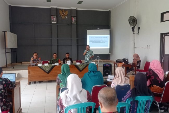 Babinsa Koramil 14 Madukara Hadiri Rapat Lintas Sektor