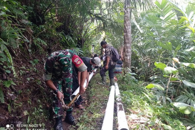 Kolaborasi TNI dan Dinas Pertanian Banjarnegara Tingkatkan Akses Air untuk Pertanian Desa