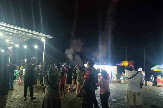 Babinsa pengamanan Perayaan Tahun Baru 2025 Agar Berjalan Aman dan Kondusif