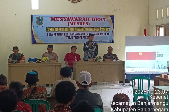 Babinsa Menghadiri acara Musyawarah Desa