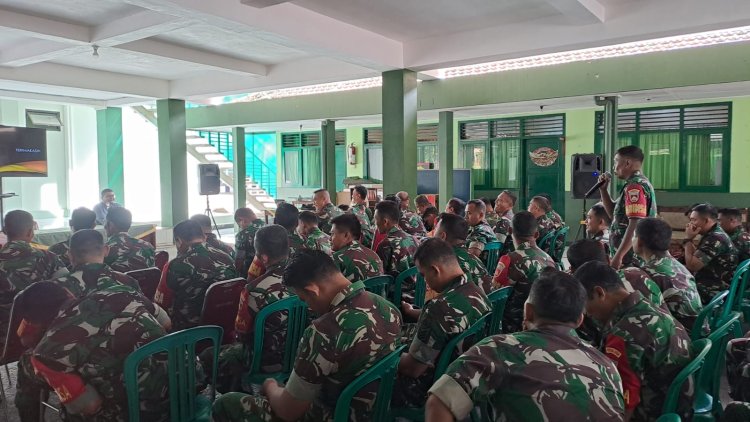 Anggota Kodim 0704 Banjarnegara Ikuti Penyuluhan Penyakit Degeneratif   