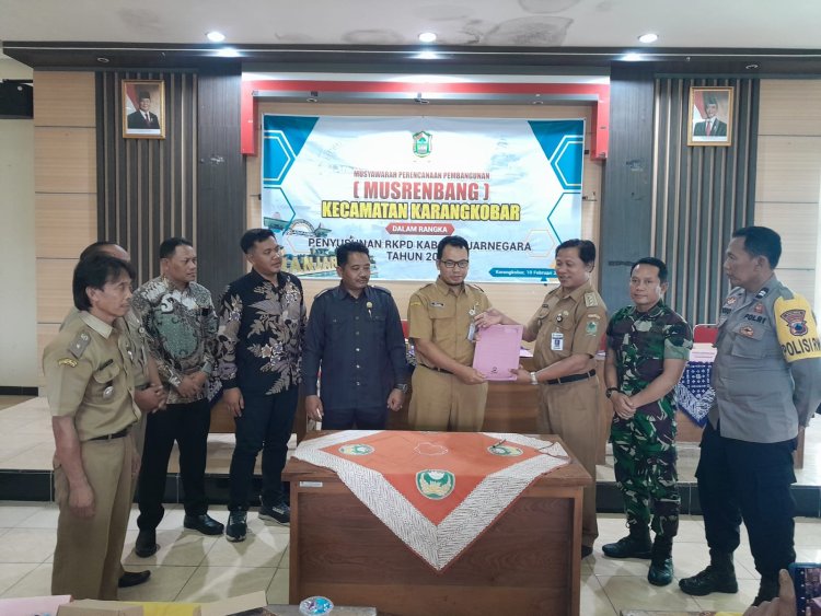 Danramil 04 Karangkobar Hadiri Musrenbang Kecamatan Dalam Rangka Penyusunan RKPD Kabupaten Tahun 2026