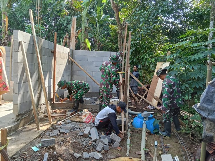 Gotong Royong TMMD Sengkuyung Wujud Kepedulian TNI dan Masyarakat