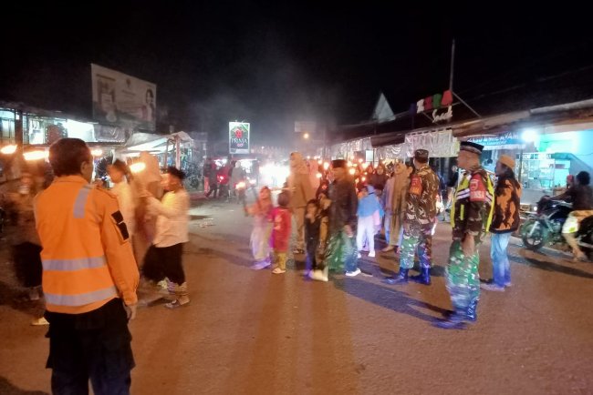 Forkopincam Karangkobar Gelar Apel Siaga Malam Takbiran  menyambut Datangnya Hari Raya Idul Fitri 1446 H Tahun 2025 M