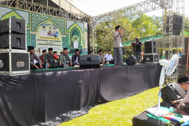 Babinsa Koramil 14 Madukara Hadiri Halal Bihalal Ke Desa Binaan  