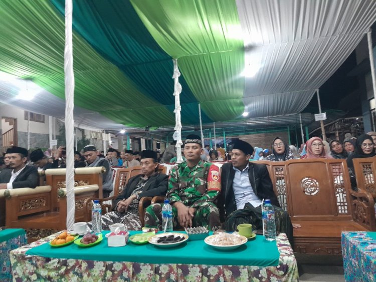 Mewakili Danramil Babinsa Hadiri Haflah Attasakur Lilikhitamil Qur'an  Pondok Pesantren ANNUR