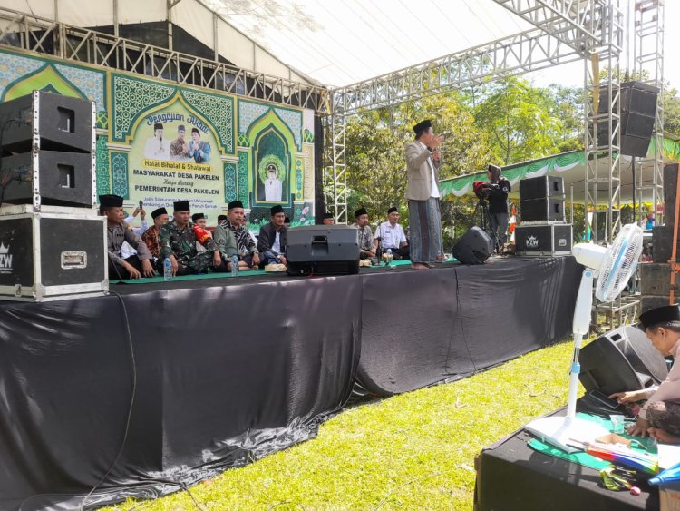 Babinsa Koramil 14 Madukara Hadiri Halal Bihalal Ke Desa Binaan  