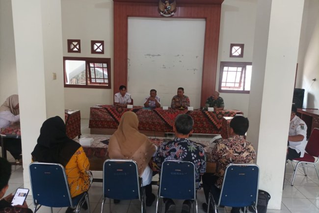 Danposramil Pagedongan Hadiri Pelaksanaan Rapat Lokakarya Mini Lintas Sektoral