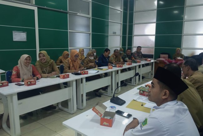 Wakili Danramil Babinsa Hadiri Lokakarya Mini Lintas Sektoral TW II Puskesmas Banjarnegara 2