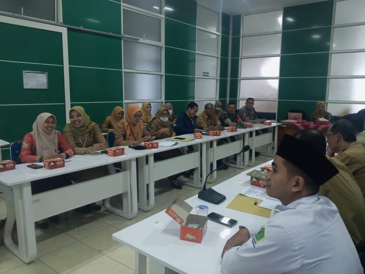 Wakili Danramil Babinsa Hadiri Lokakarya Mini Lintas Sektoral TW II Puskesmas Banjarnegara 2