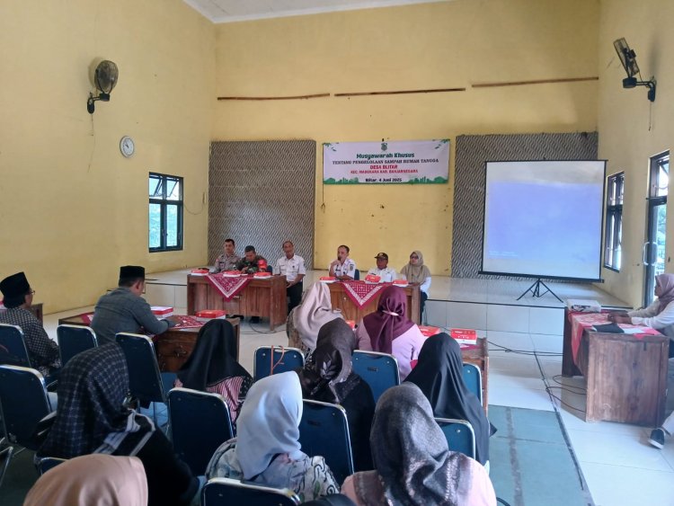 Babinsa 14 Madukara hadiri sosialisasi pengolahan sampah