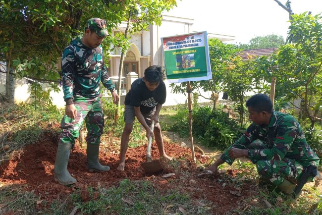 Satgas TMMD Reguler ke-125 Kodim 0710/Pekalongan Mulai Garap Pembuatan Sumur Bor di Desa Windurojo