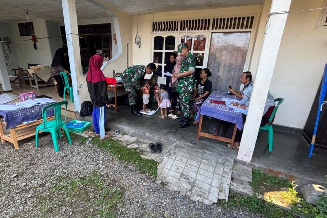 TNI AD Bersinergi dengan Pemerintah Cegah Stunting di Purwareja Klampok