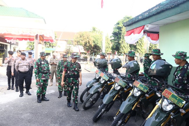 Banjarnegara Siaga Bencana Dandim 0704 Banjarnegara Pimpin Apel Kekuatan