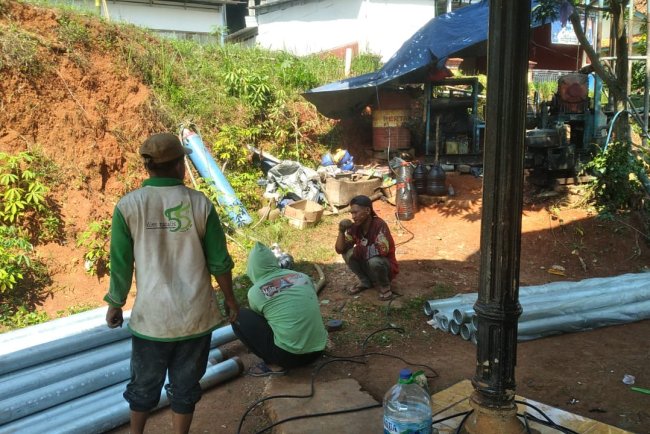 Satgas TMMD Kodim 0710/Pekalongan Siapkan Pemasangan Pipa dan Pompa Sibel di Desa Windurojo