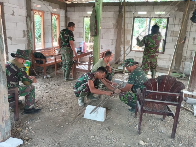 Semakin Kompak, Satgas TMMD Reguler ke-125 Kodim 0710/Pekalongan Tunjukkan Kekompakan di Desa Windurojo