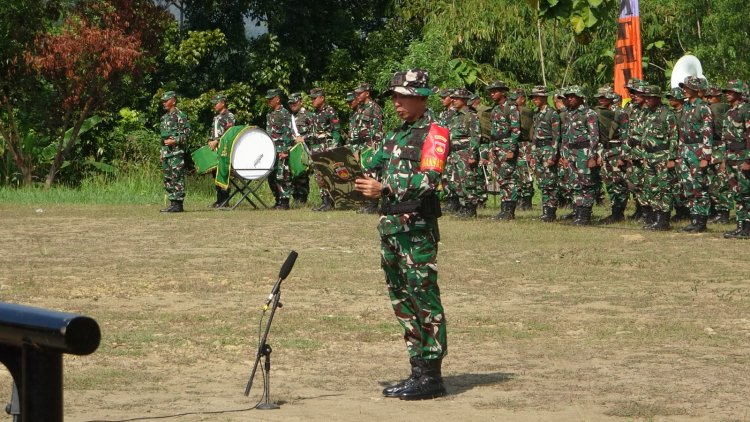 Dandim 0710/Pekalongan Bacakan Naskah Proyek TMMD Reguler ke-125: Infrastruktur dan Program Sosial Tuntas Dilaksanakan
