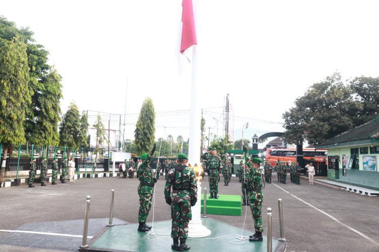 Kasdim 0704 Banjarnegara Pimpin Upacara 17-an