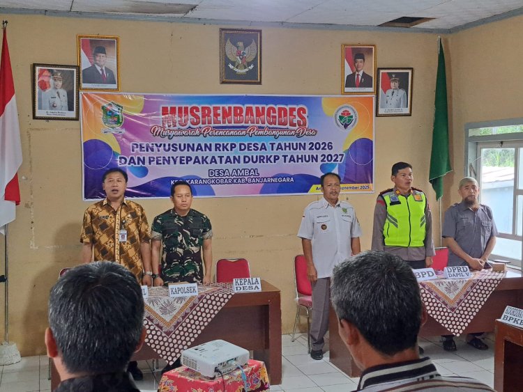 Pentingnya Sinegeritas Pemerintah Desa Masyarakat Dan TNI Dalam Mendukung Program Pembangunan Desa