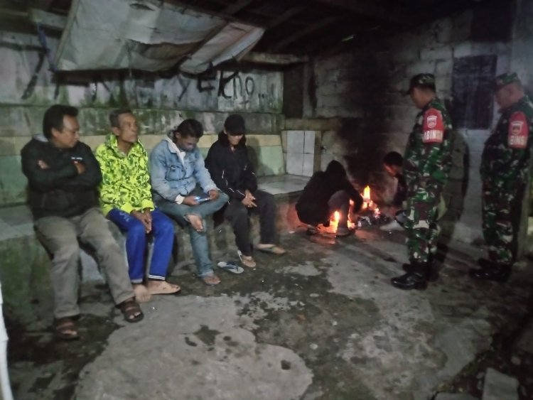 Babinsa Patroli Dan Pos Kamling Bentuk Nyata Kebersamaan