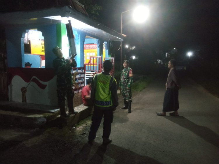 Babinsa Koramil 06 Kalibening melaksanakan Patroli Wilayah Binaan