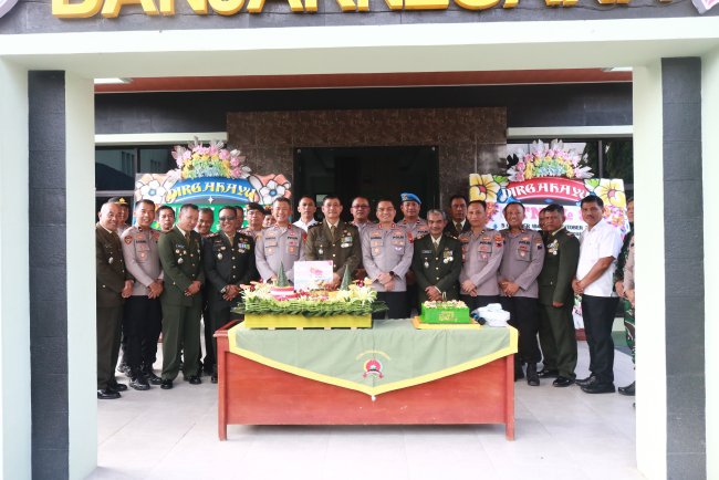 Kasdim Banjarnegara Sambut Kehangatan Ucapan dari Kapolres