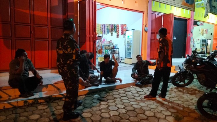 Koramil 11 Punggelan Gelar Patroli Malam Warga Punggelan Merasa Lebih Aman