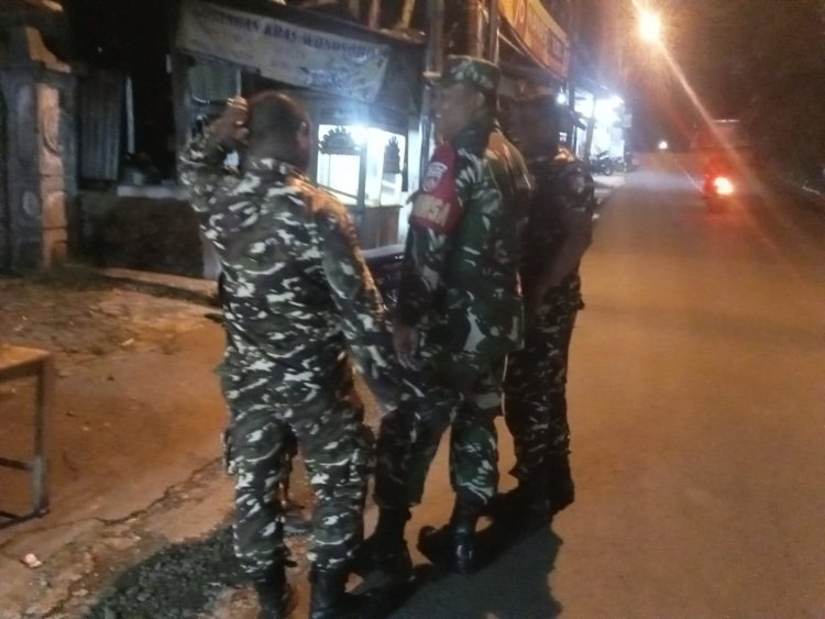 Babinsa patroli bersama